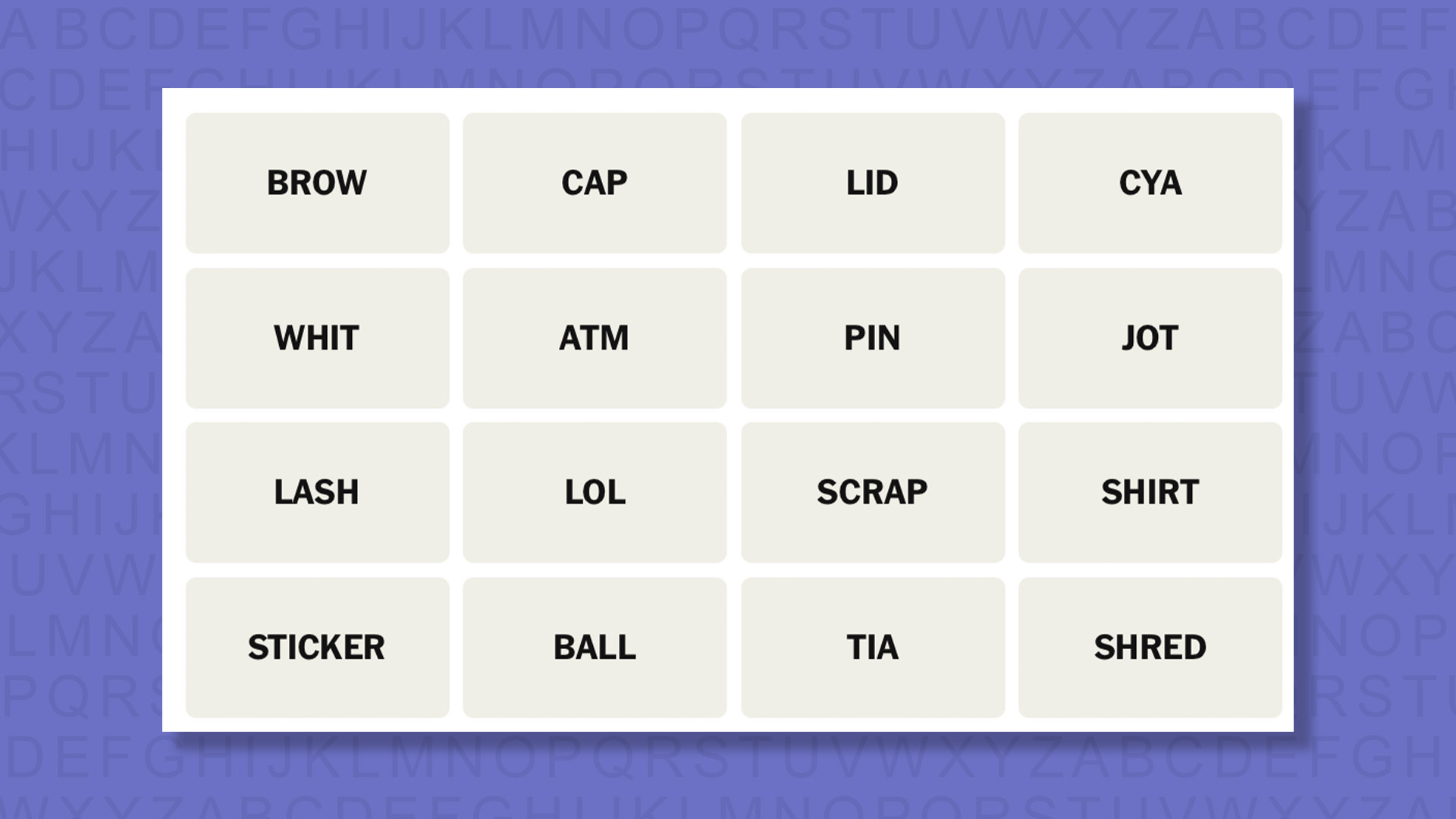NYT Connections tips for game 1079 on purple background
