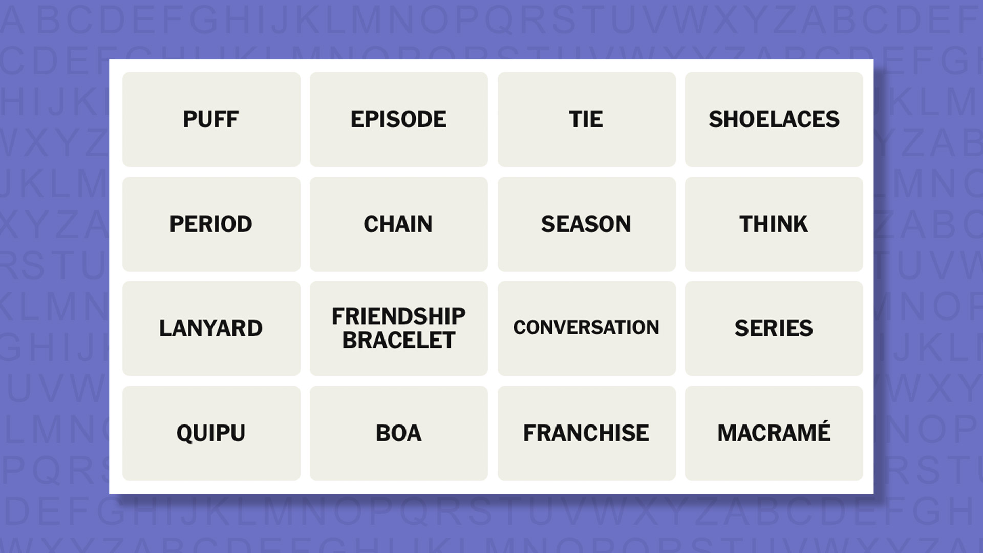 NYT Connections tips for game 1063 on purple background