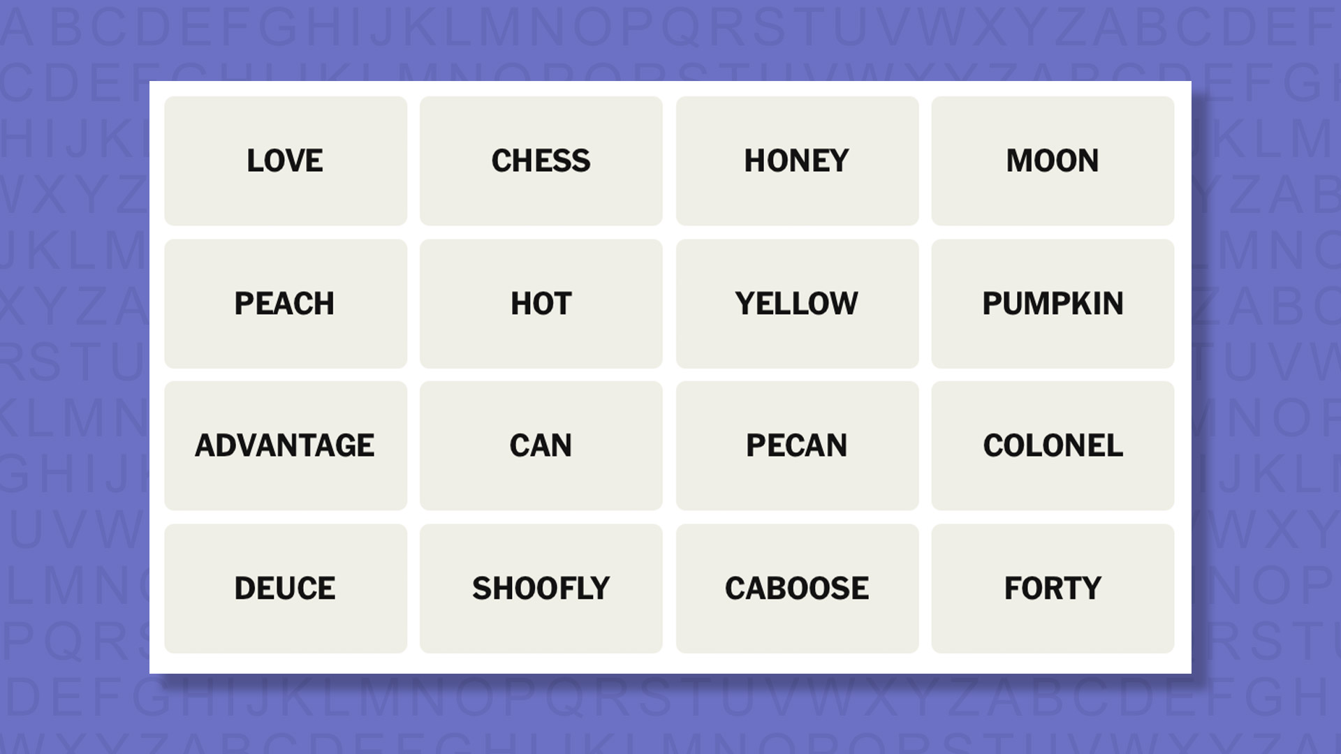 NYT Connections tips for game 1075 on purple background