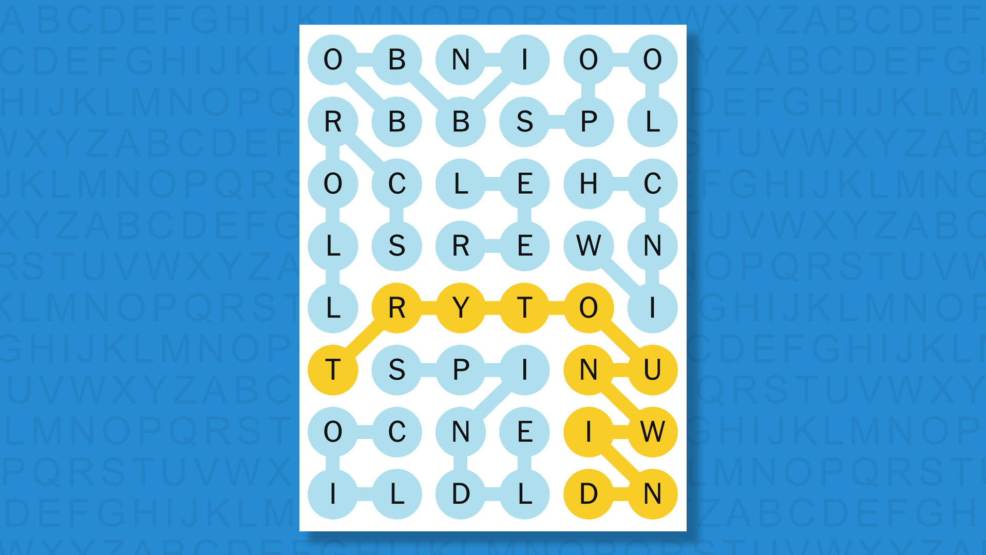 NYT Strands answers for game 812 on blue background