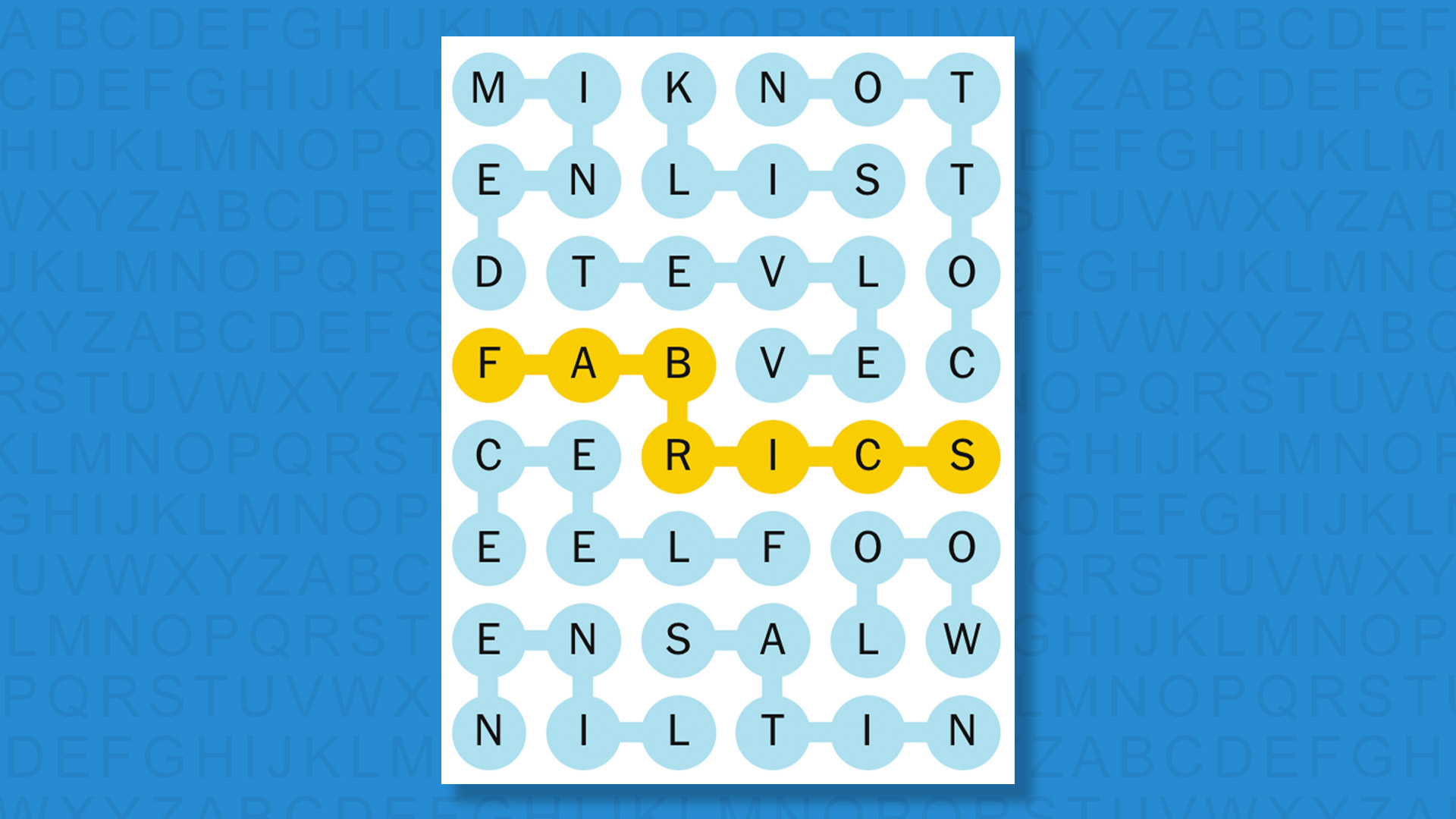 NYT Strands answers for game 809 on blue background