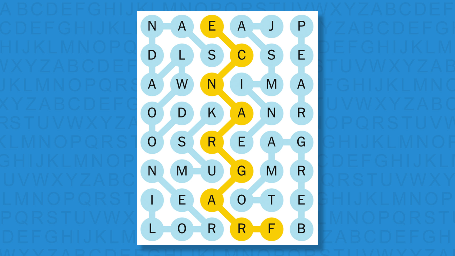 NYT Strands answers for game 816 on blue background