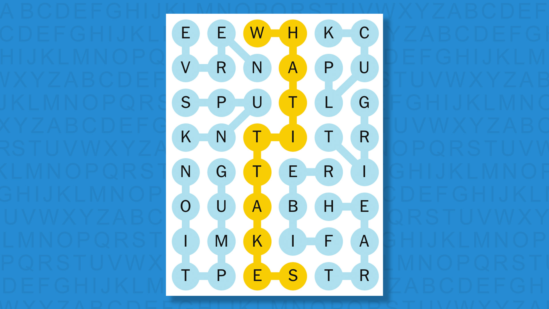 NYT Strands answers for the game 801 on blue background