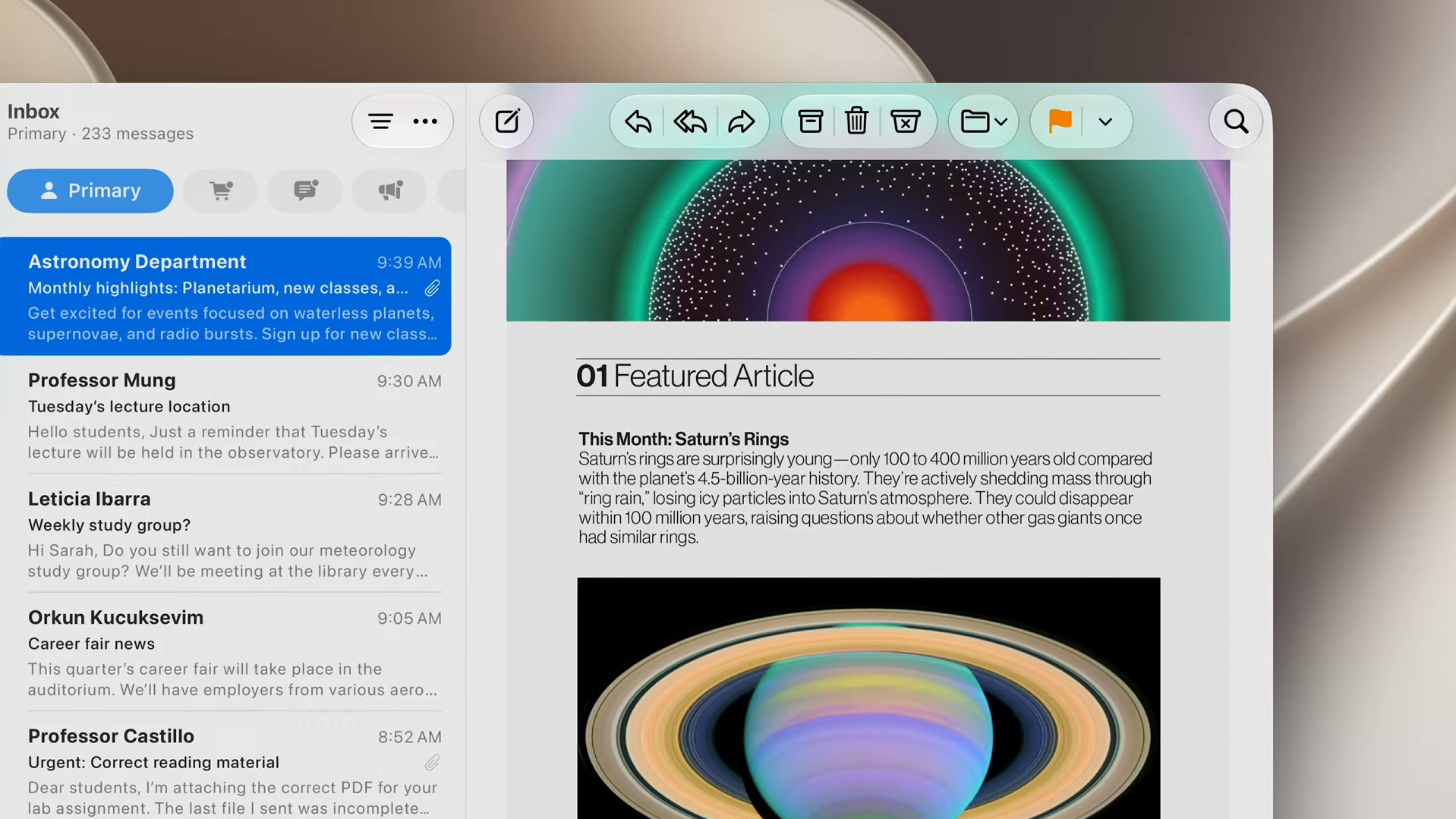 Screenshots from WWDC 2026