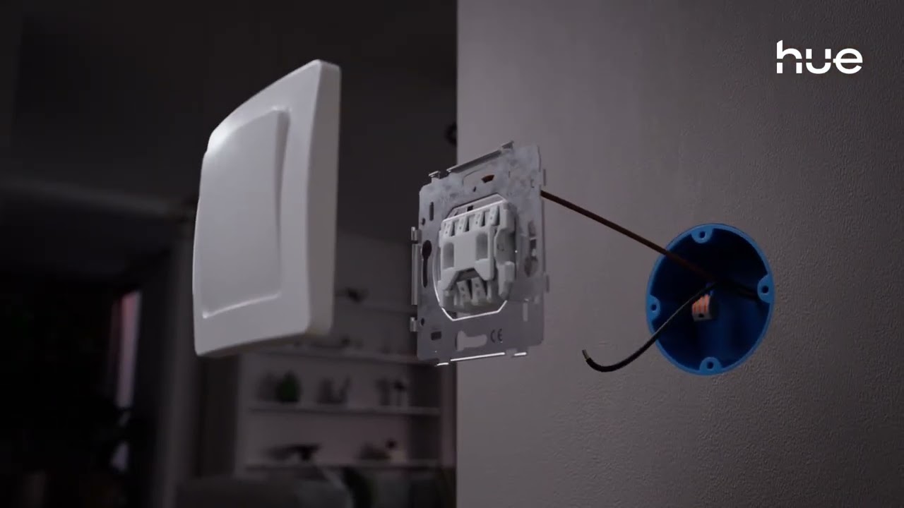 Philips Hue Wired On/Off Switch | Making traditional lights smart - YouTube