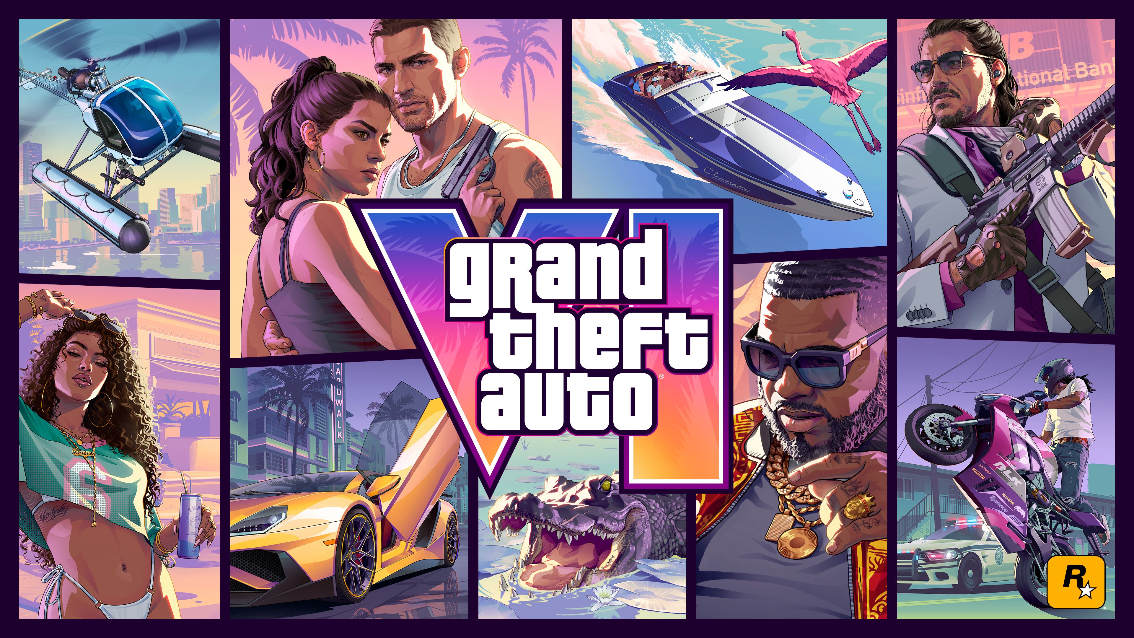 Grand Theft Auto 6 cover art.