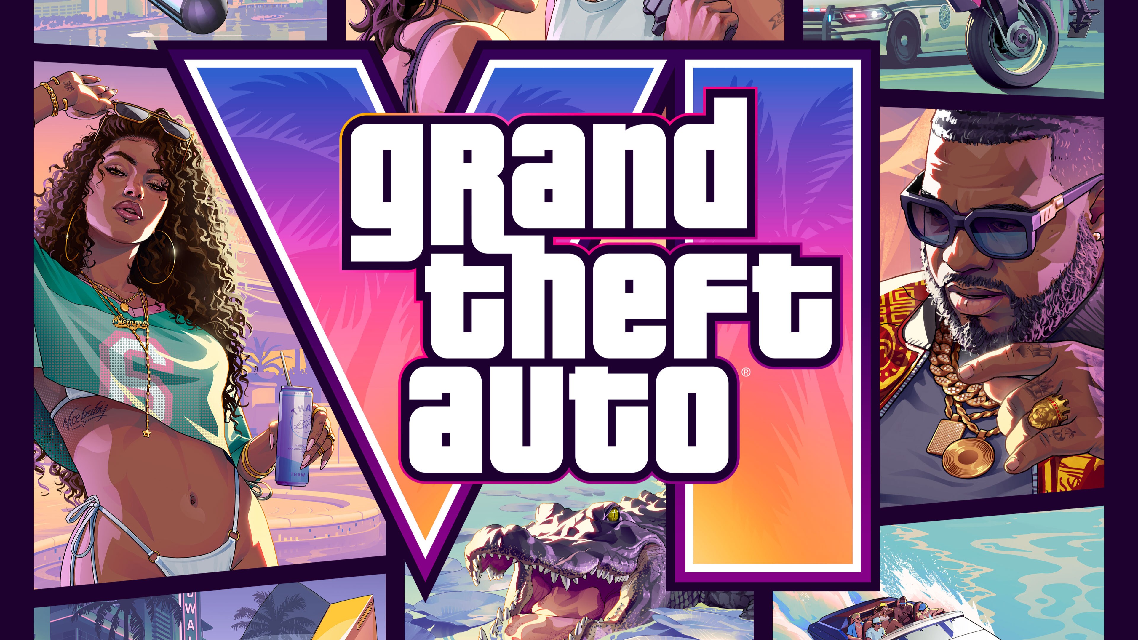 The official Grand Theft Auto cover and logo