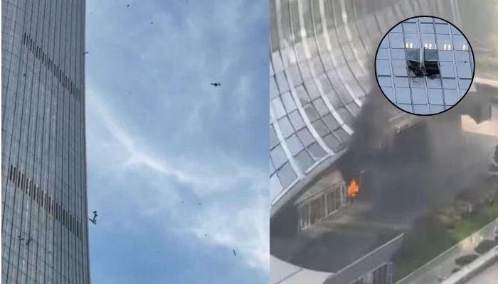 Deadly plane crash hits Beijing's CITIC Tower