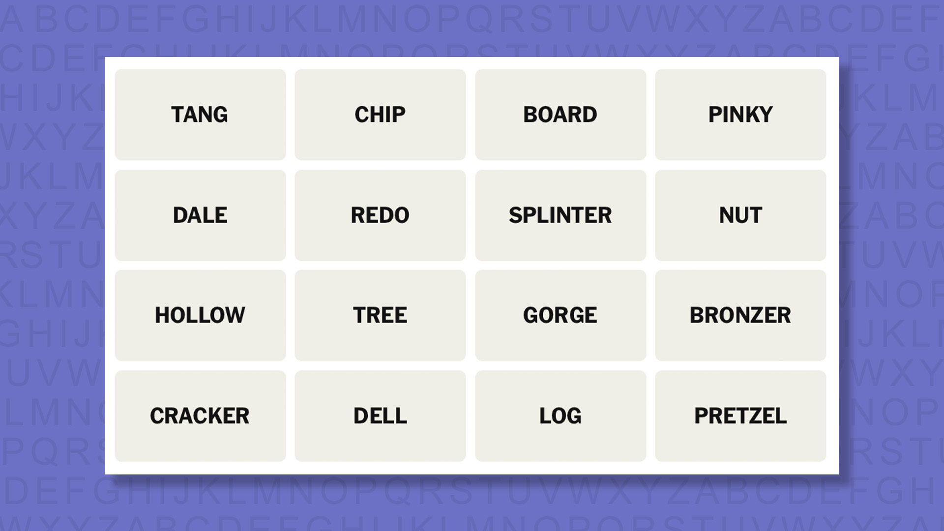 NYT Connections tips for game 1111 on purple background