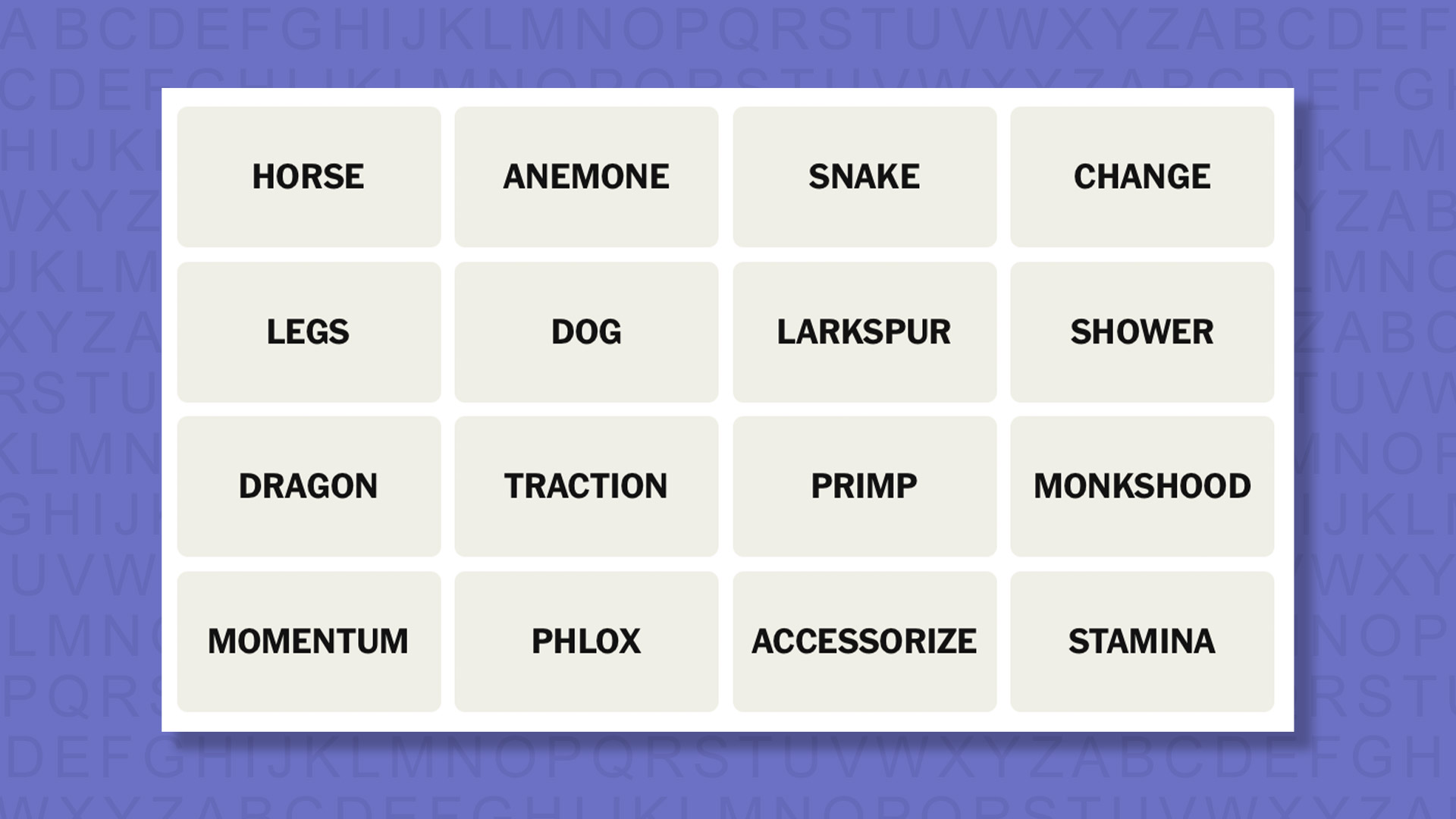 NYT Connections tips for game 1100 on purple background