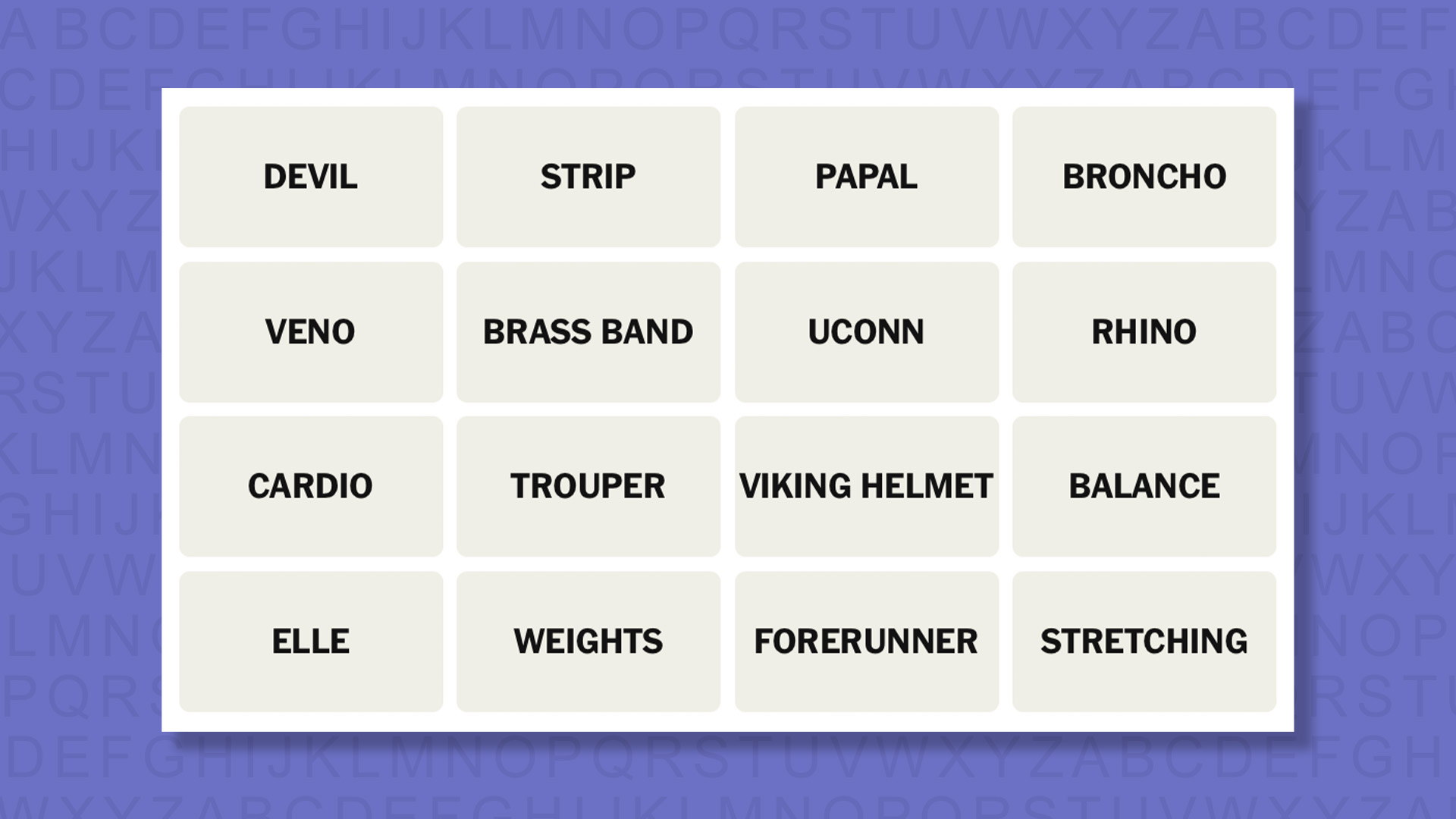 NYT Connections tips for game 1096 on purple background