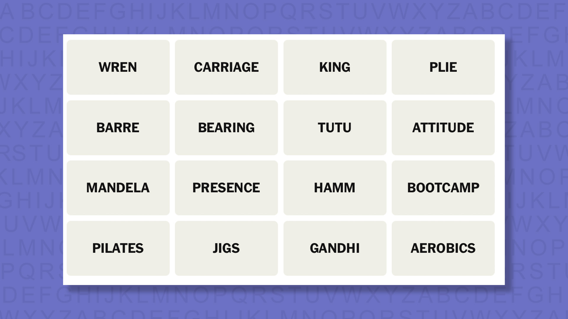 NYT Connections tips for game 1103 on purple background