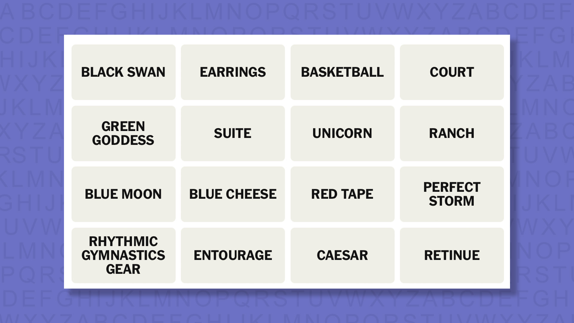 NYT Connections tips for game 1101 on purple background