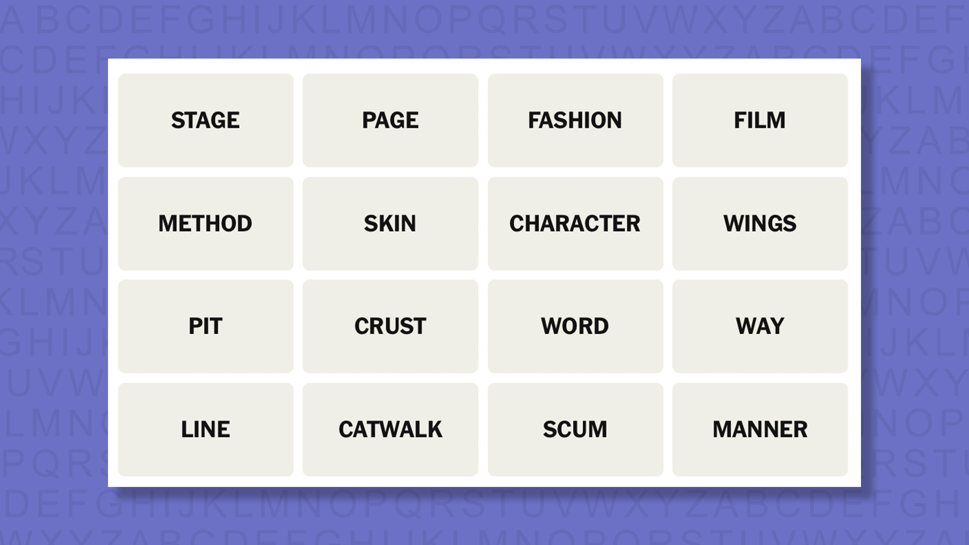 NYT Connections tips for game 1095 on purple background