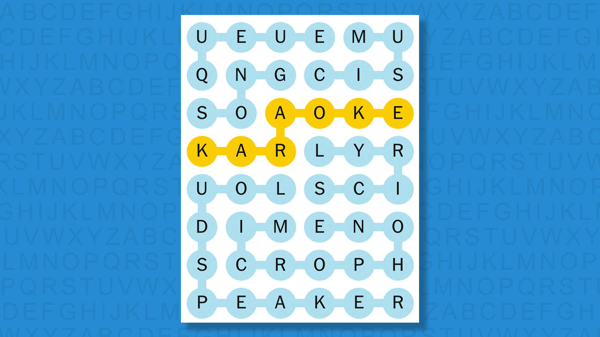 NYT Strands answers for game 832 on blue background