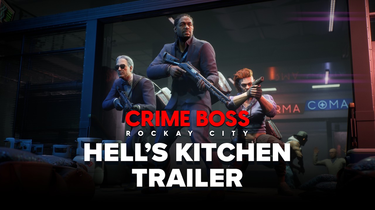 Crime Boss: Rockay City - Hell's Kitchen Heist Trailer - YouTube