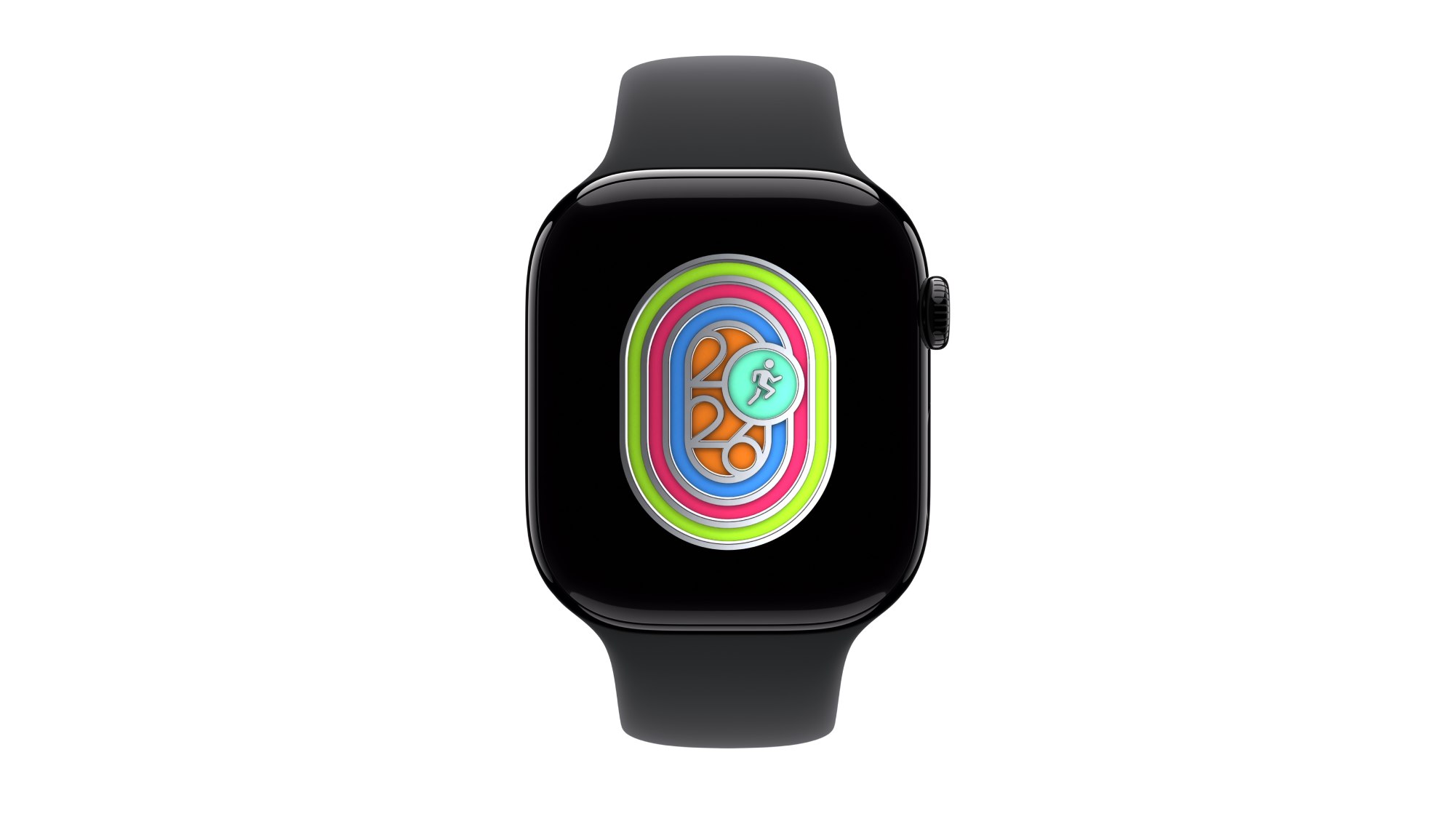 Apple Watch with this year's World Running Day badge