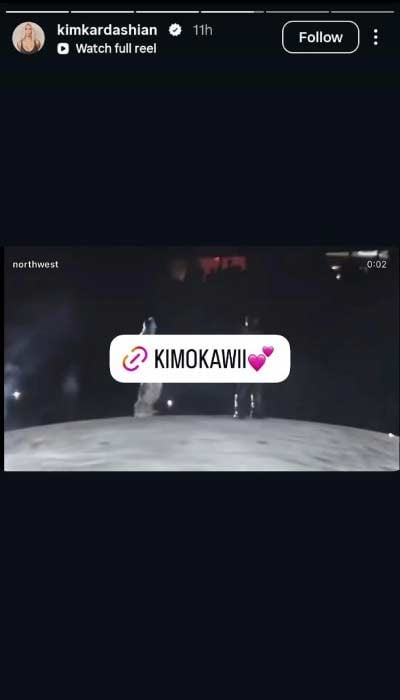 Kim Kardashian shares video of Kanye West playing with daughter North