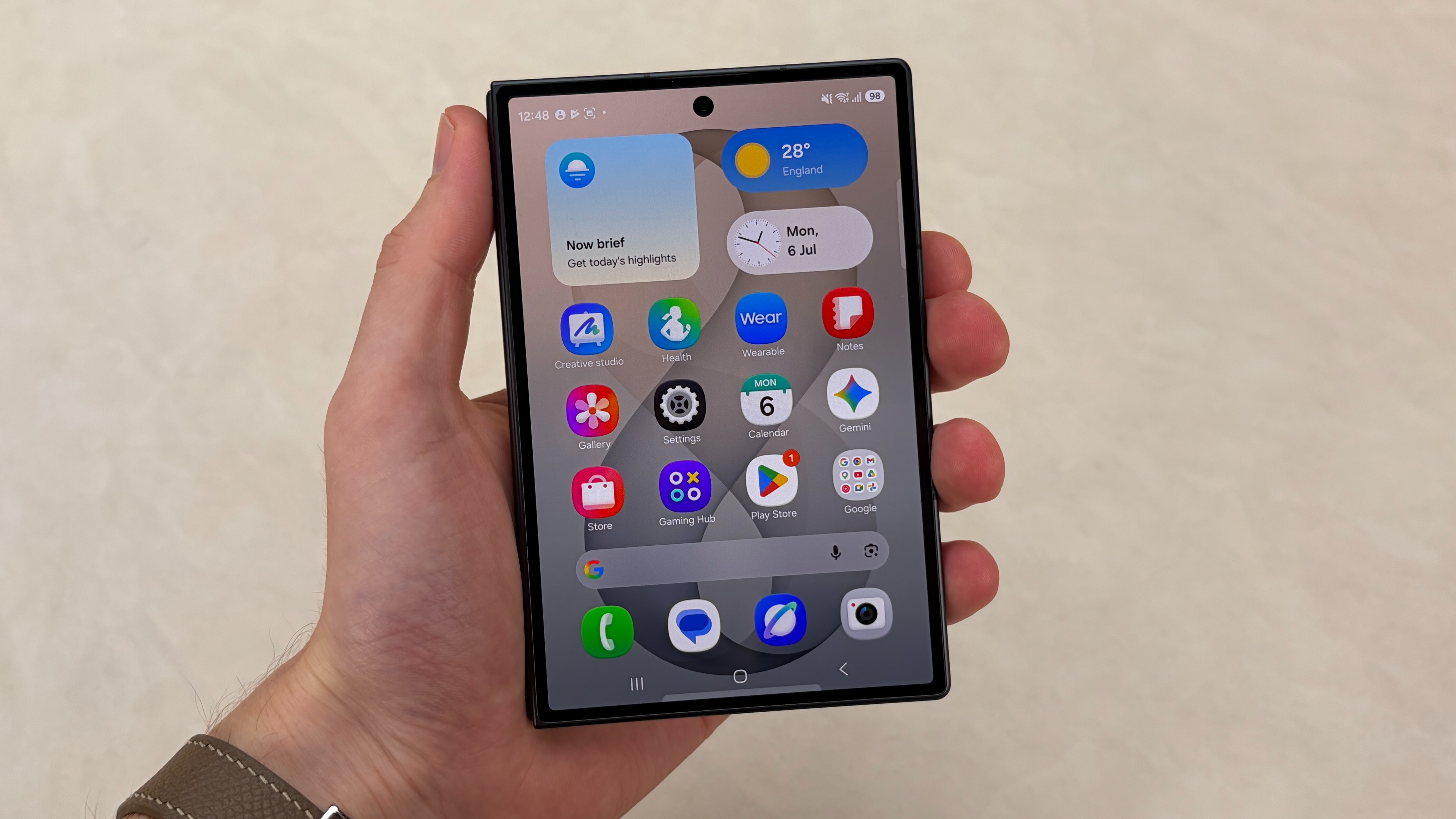 The Samsung Galaxy Z Fold 8 in your hand