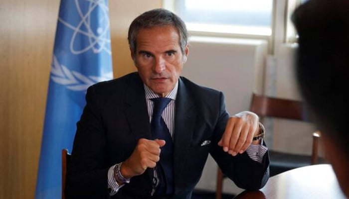 IAEA Director General Rafael Grossi attends an interview with Reuters staff in Vienna, Austria, September 3, 2025. — Reuters