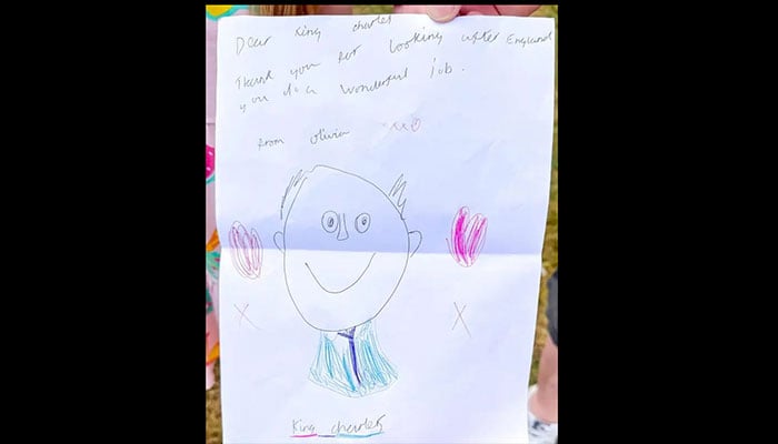 King Charles shares lovely moment after receiving special artwork for his young fans