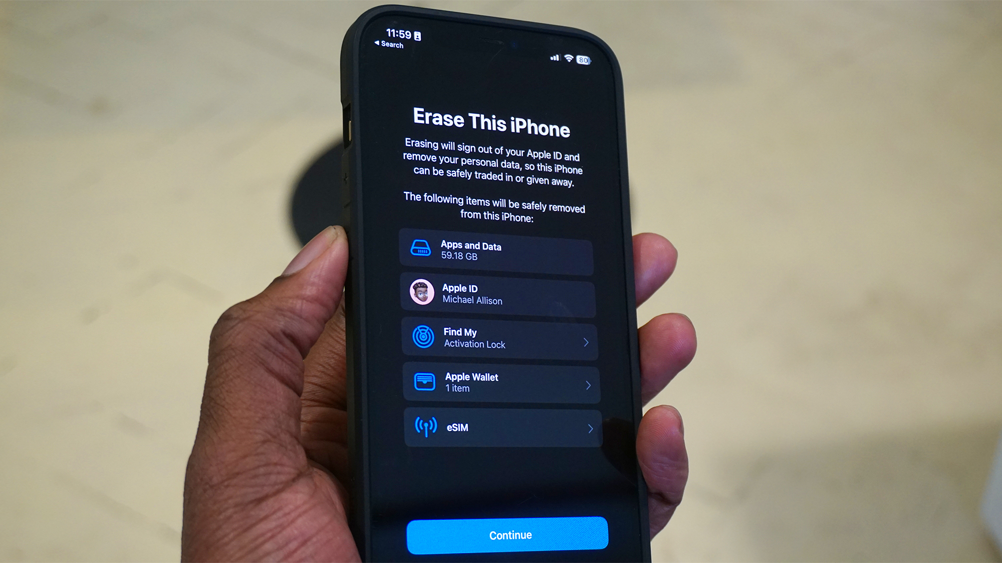 Clear this screen iPhone iPhone 12 Pro Max