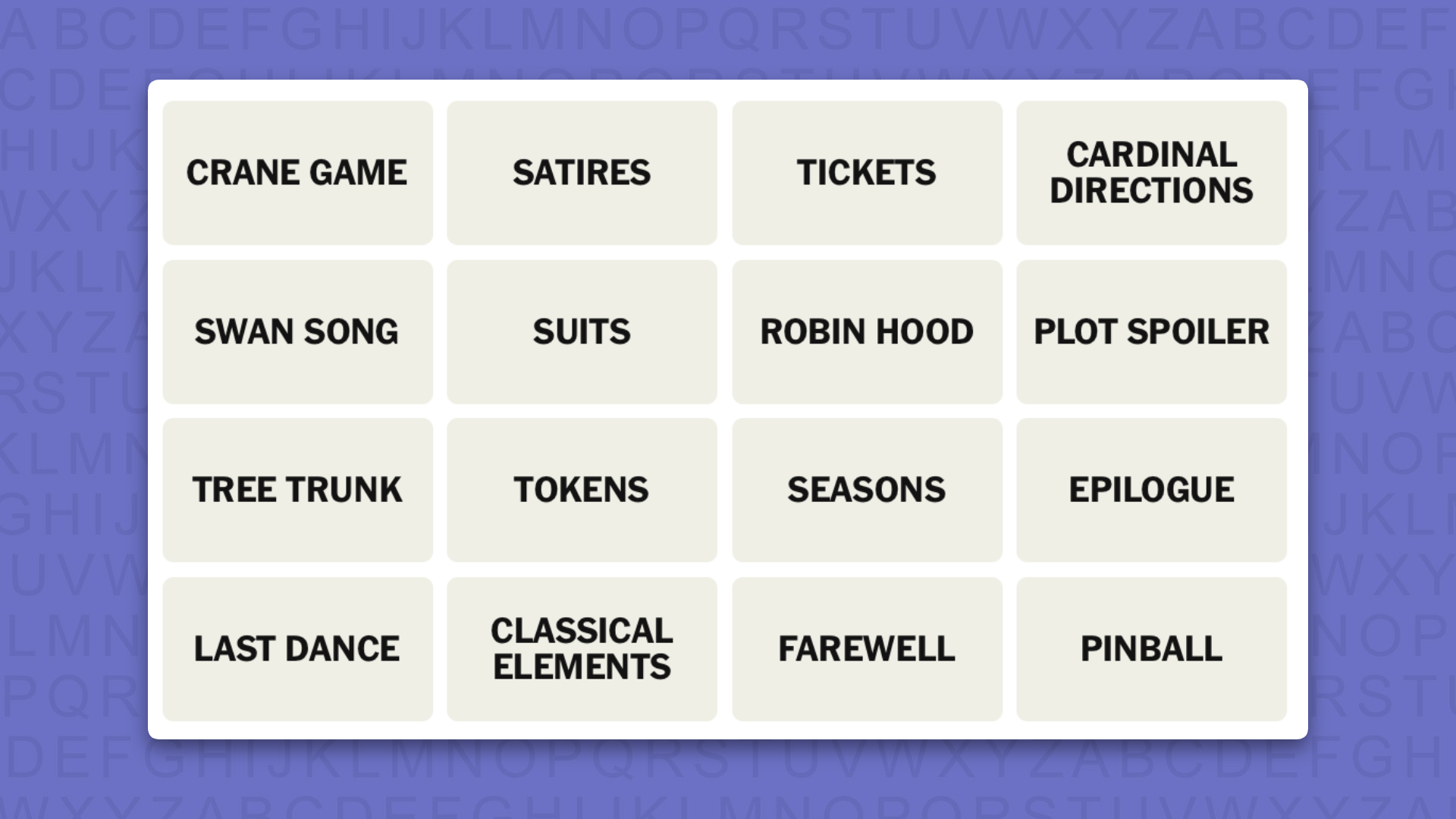 NYT Connections tips for game 1132 on purple background