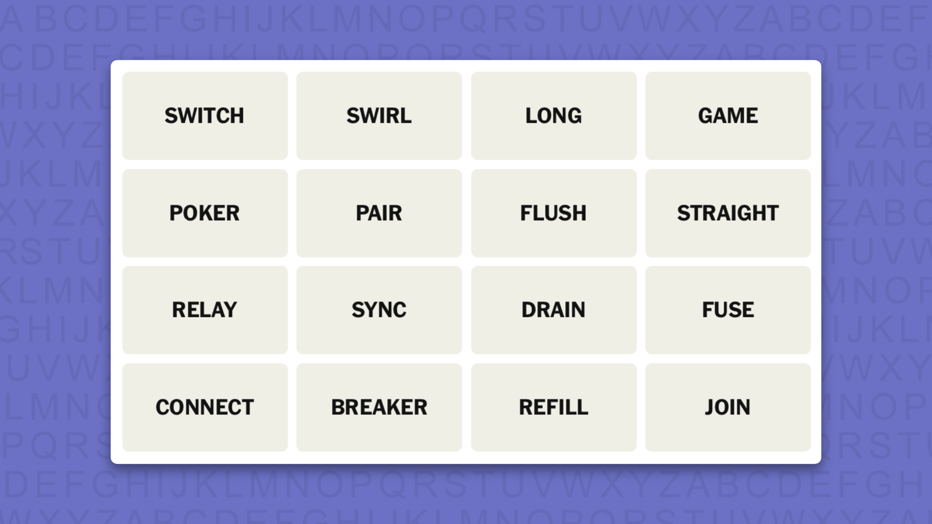 NYT Connections tips for game 1134 on purple background