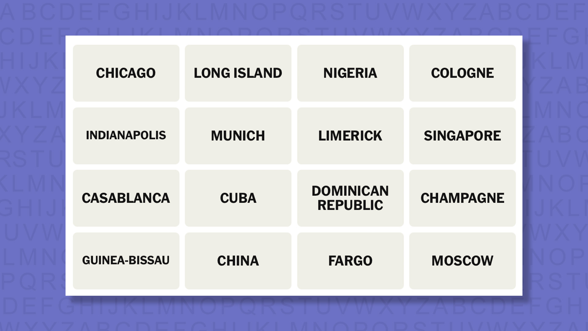 NYT Connections tips for game #1116 on purple background