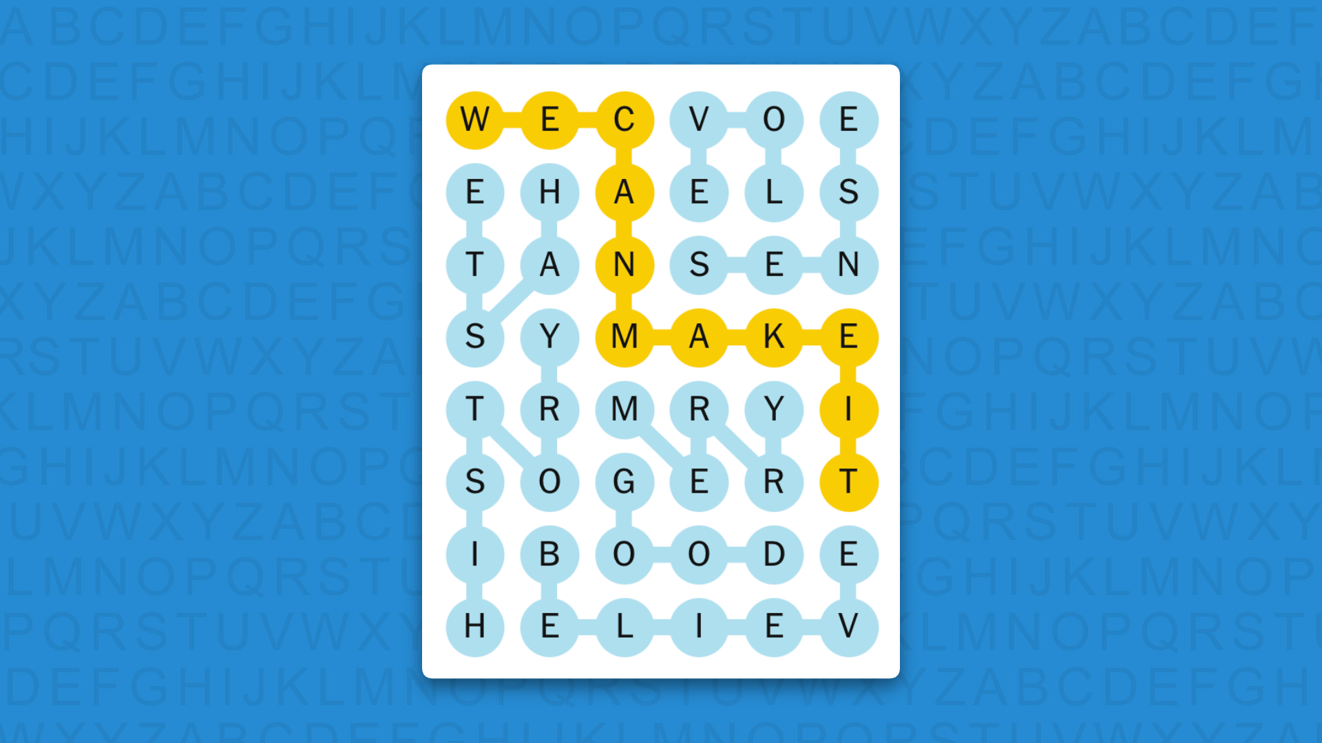 NYT Strands answers for game 859 on blue background