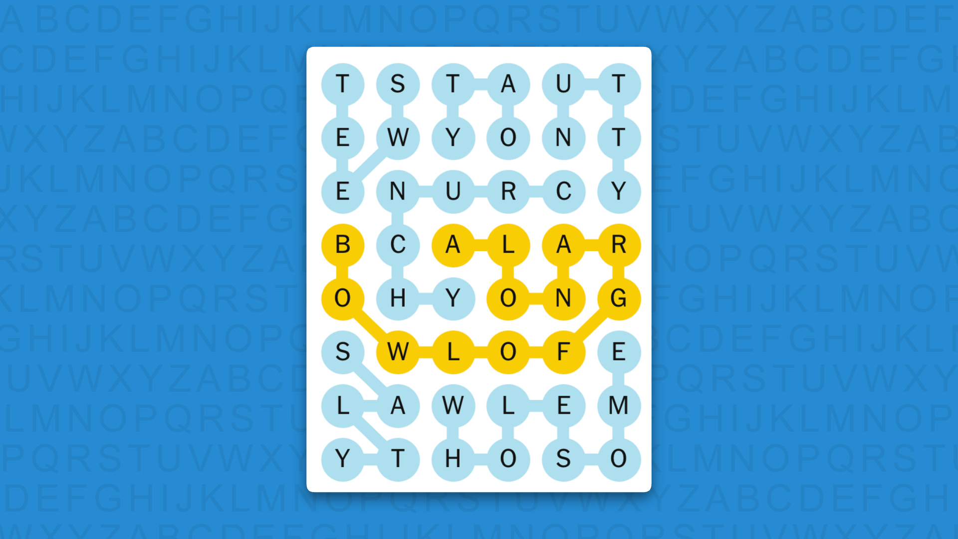 NYT Strands answers for game 867 on blue background