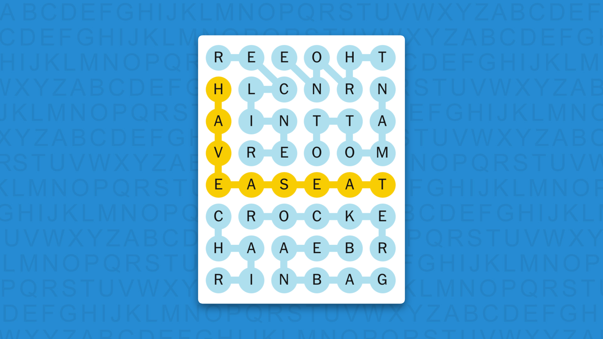 NYT Strands answers for game 863 on blue background