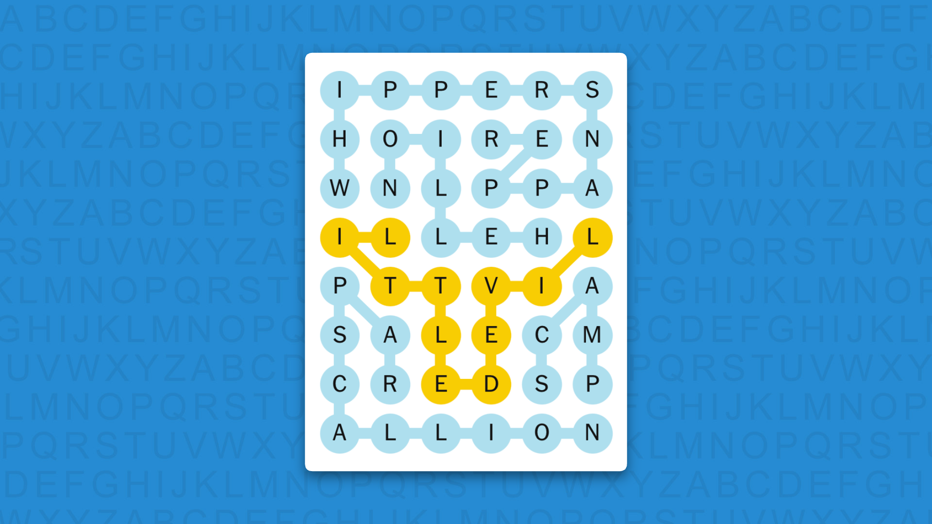 NYT Strands answers for game 857 on blue background