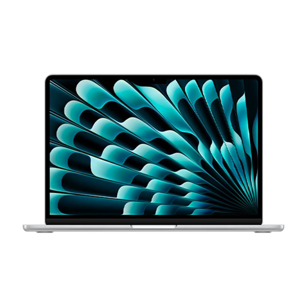 An Apple MacBook Air on a white background