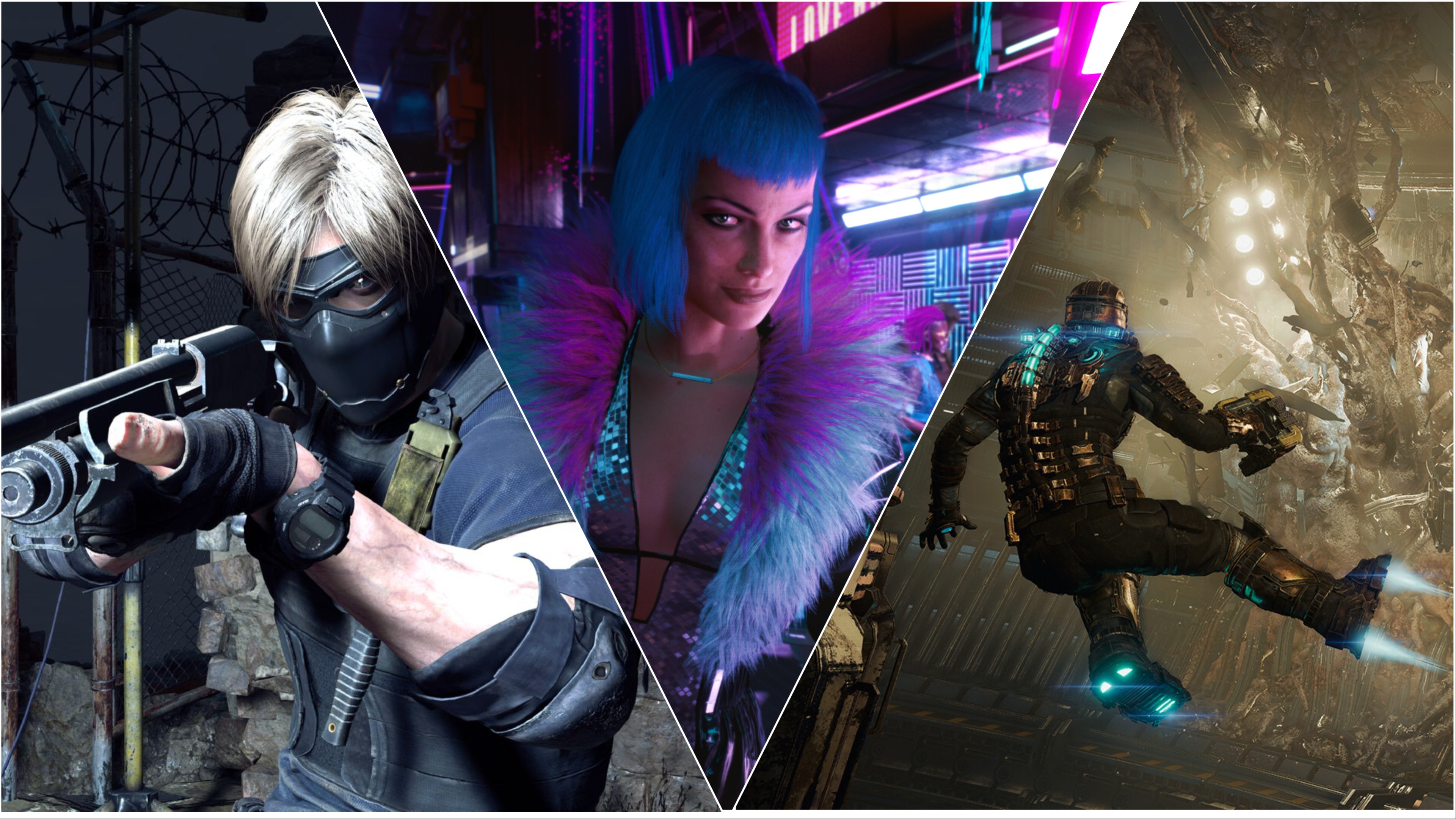 Leon S. Kennedy, Evelyn Parker and Isaac Clarke